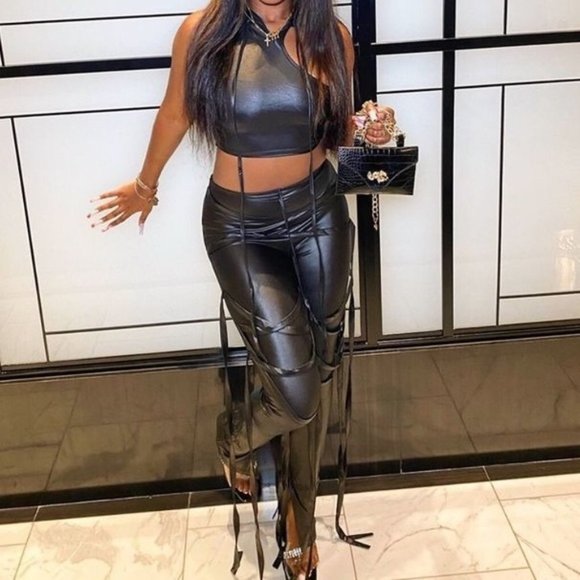 BlushMark Fallon Erica Black Pants sz M - Picture 2 of 8